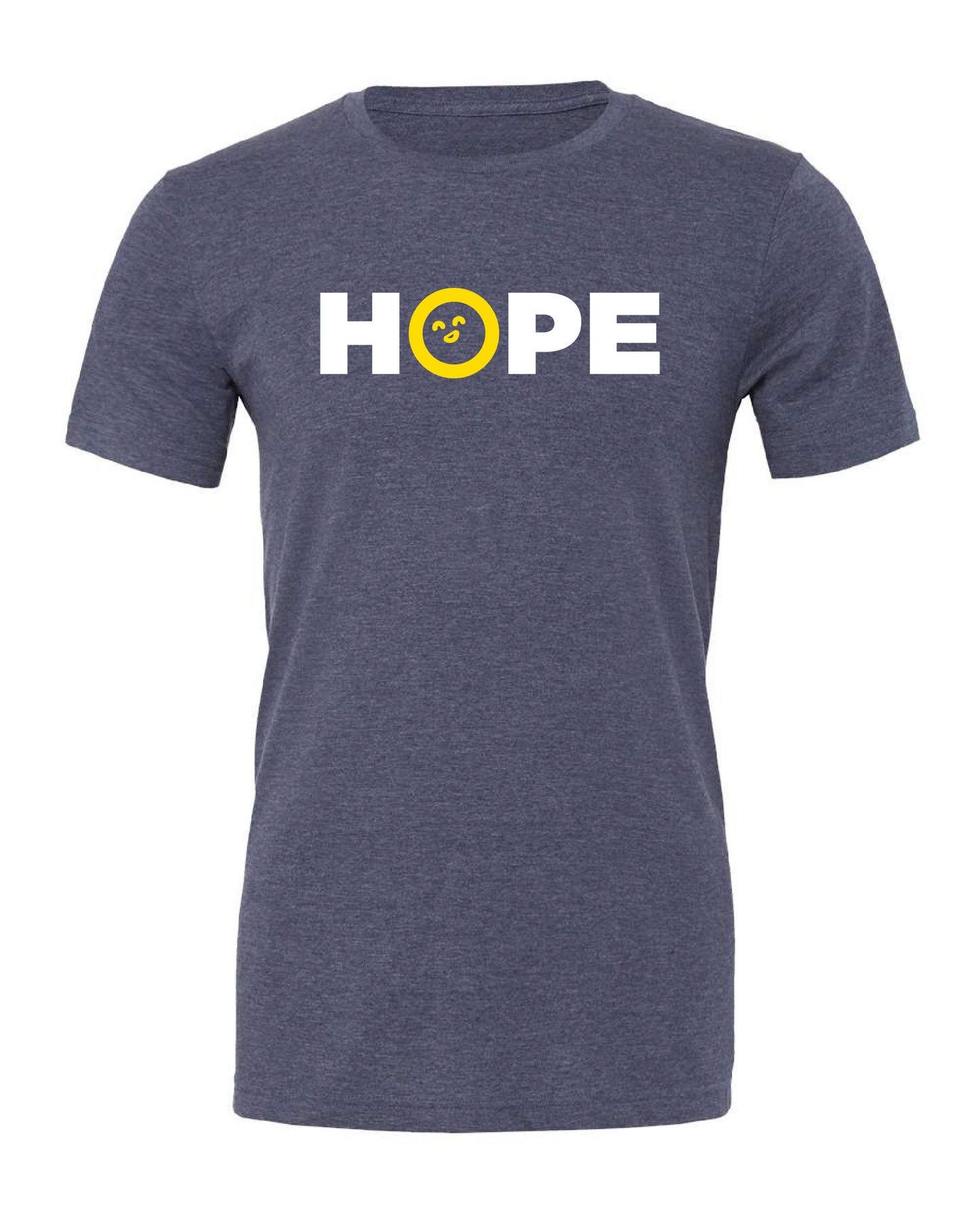 HOPE Tee - Heather Navy